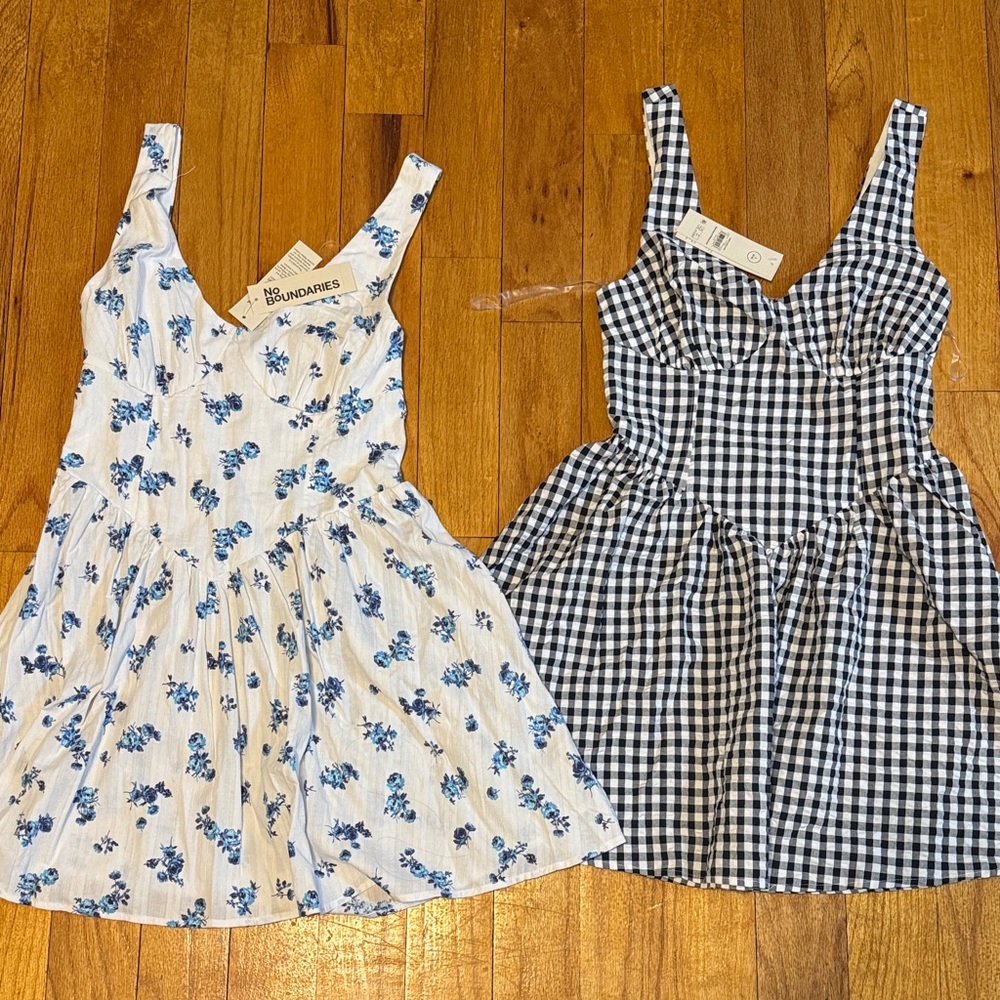 Floral and Gingham Dress Bundle